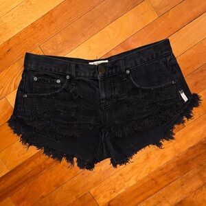 One Teaspoon Bonita Low Rise Denim Jean Shorts